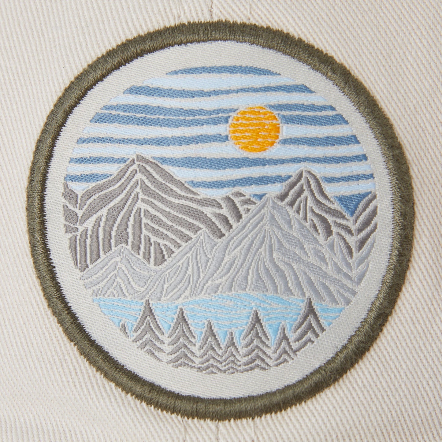 Adult Unisex Life Isn't Perfect Woodblock Mountains Trucker