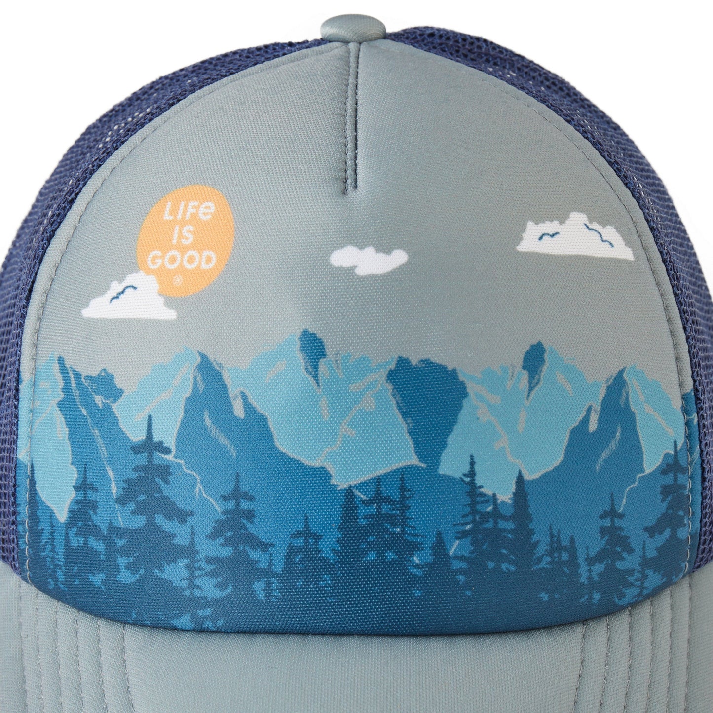 Adult Unisex Mountain Forest Scene Trucker Hat