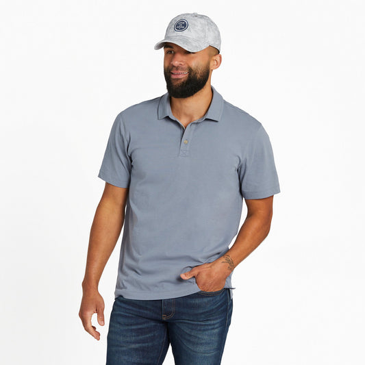 Men's Solid Short Sleeve Crusher-LITE Polo