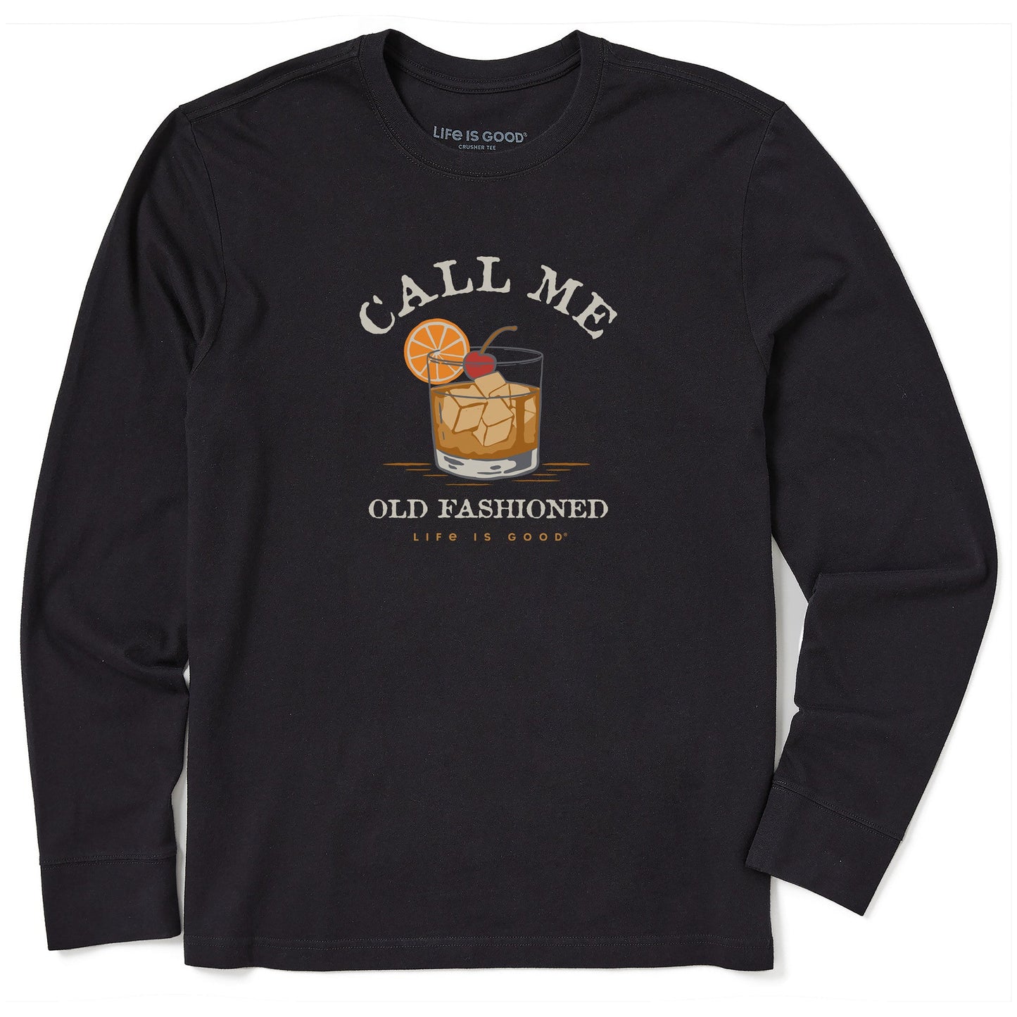 Men's Call Me Old Fashioned Long Sleeve Crusher Tee