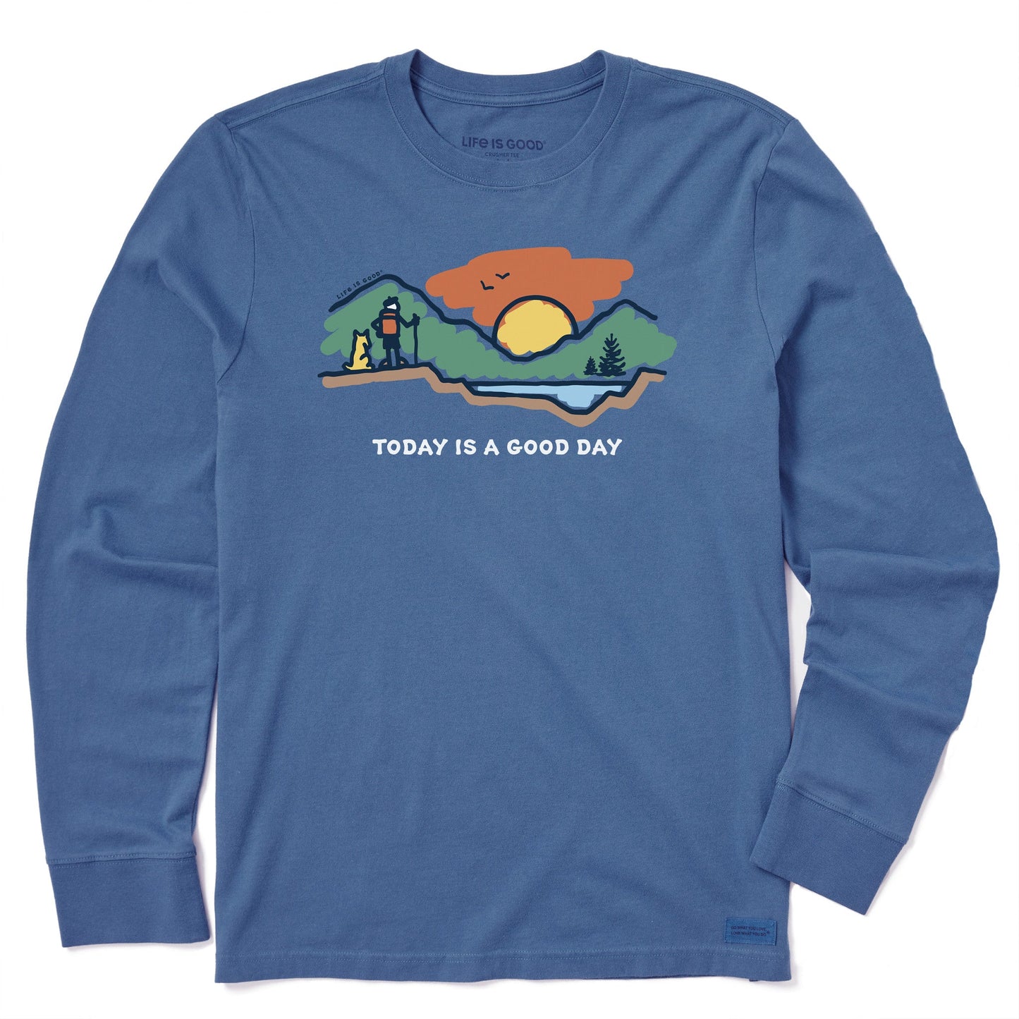 Men's Today is a Good Day Mountain Hike Long Sleeve Tee