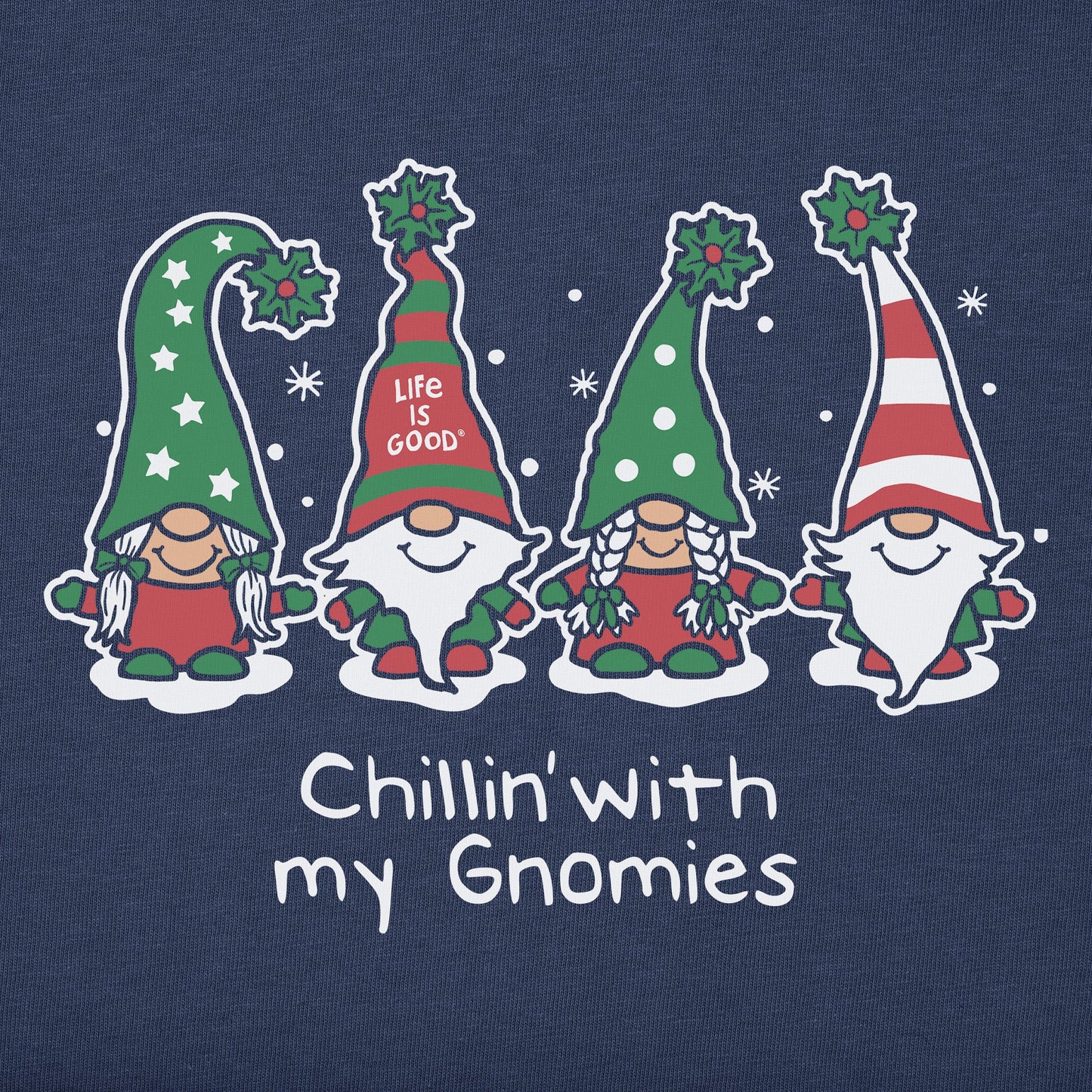 Women's Chillin' with my Gnomies Fam Short Sleeve Crusher Tee
