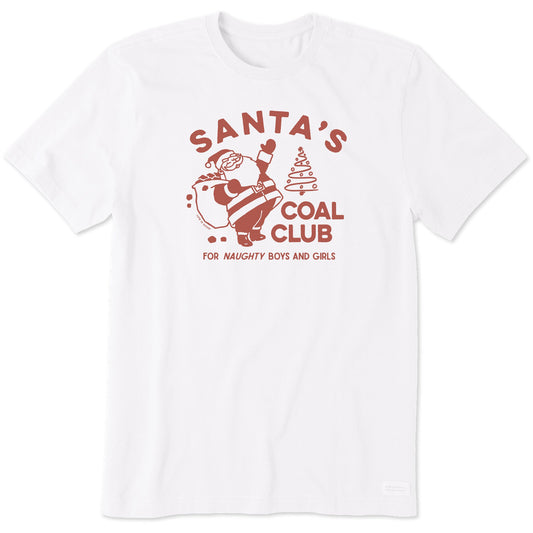 Men's Santa's Coal Club Short Sleeve Crusher Tee