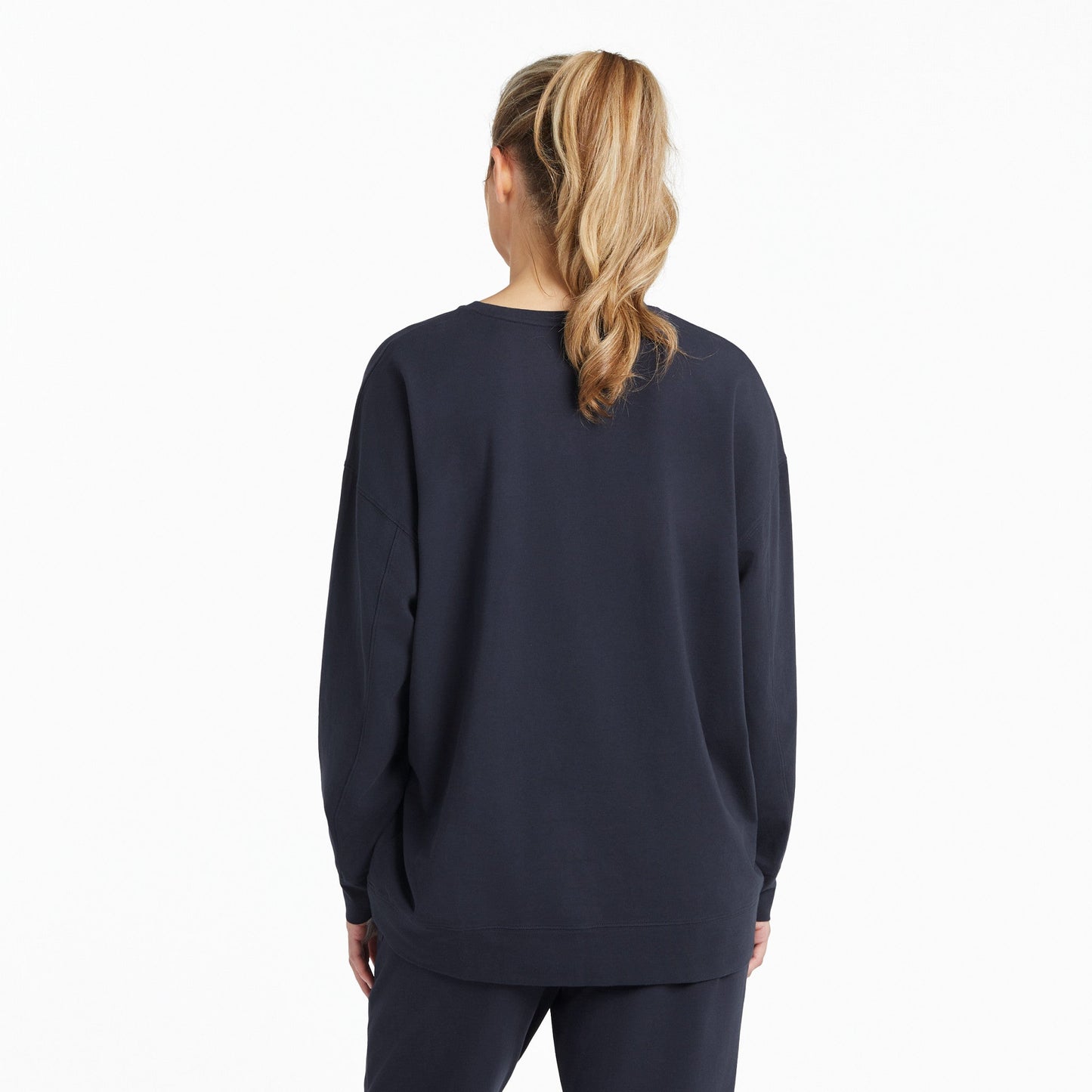 Women's Crochet Mandala Daisy Crusher-FLEX Oversized Crew