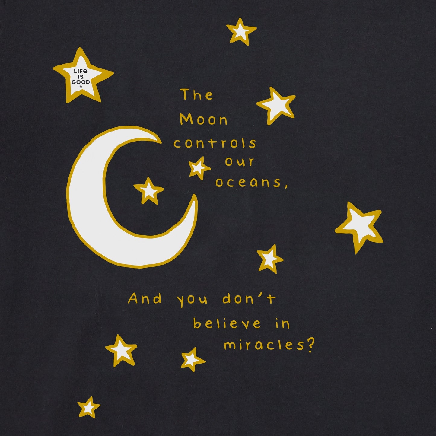 Women's Celestial Believe in Miracles Short Sleeve Crusher Tee