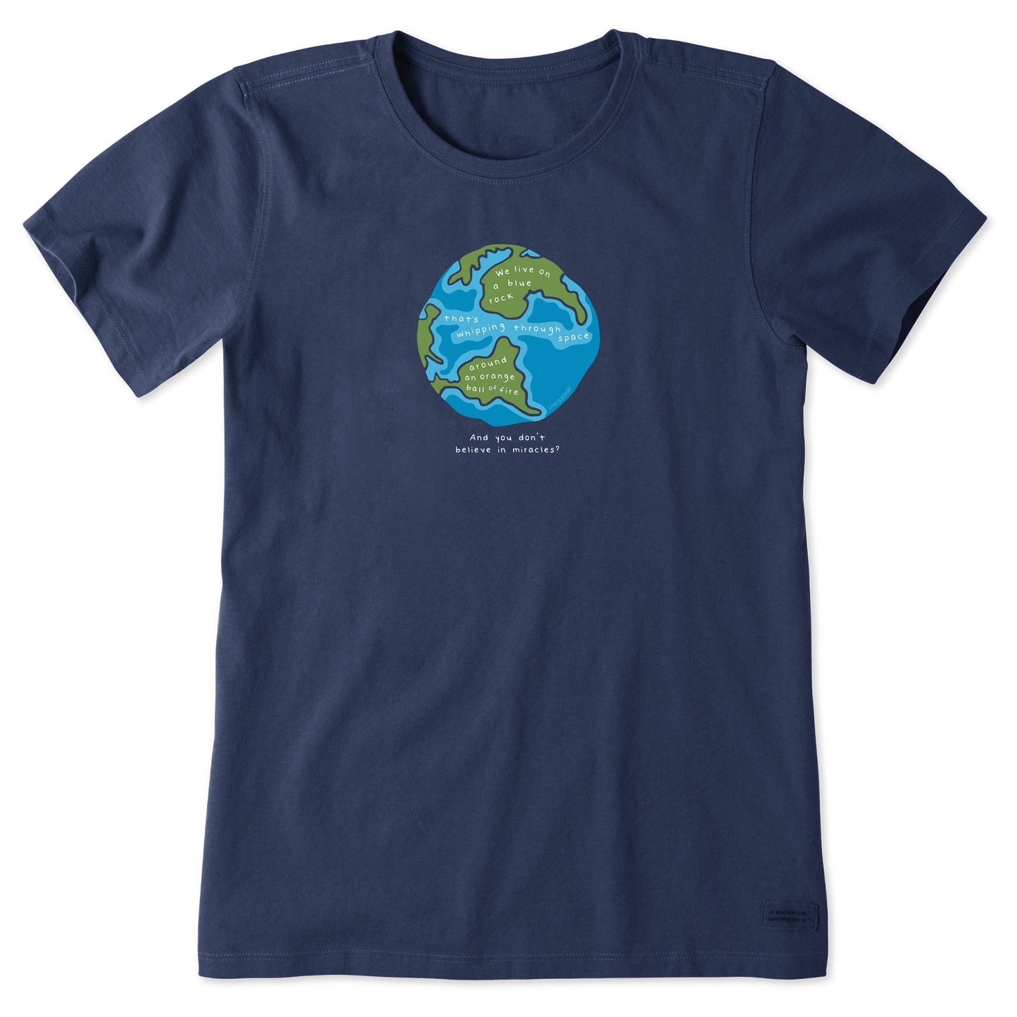 Women's Blue Rock Miracle Short Sleeve Crusher Tee