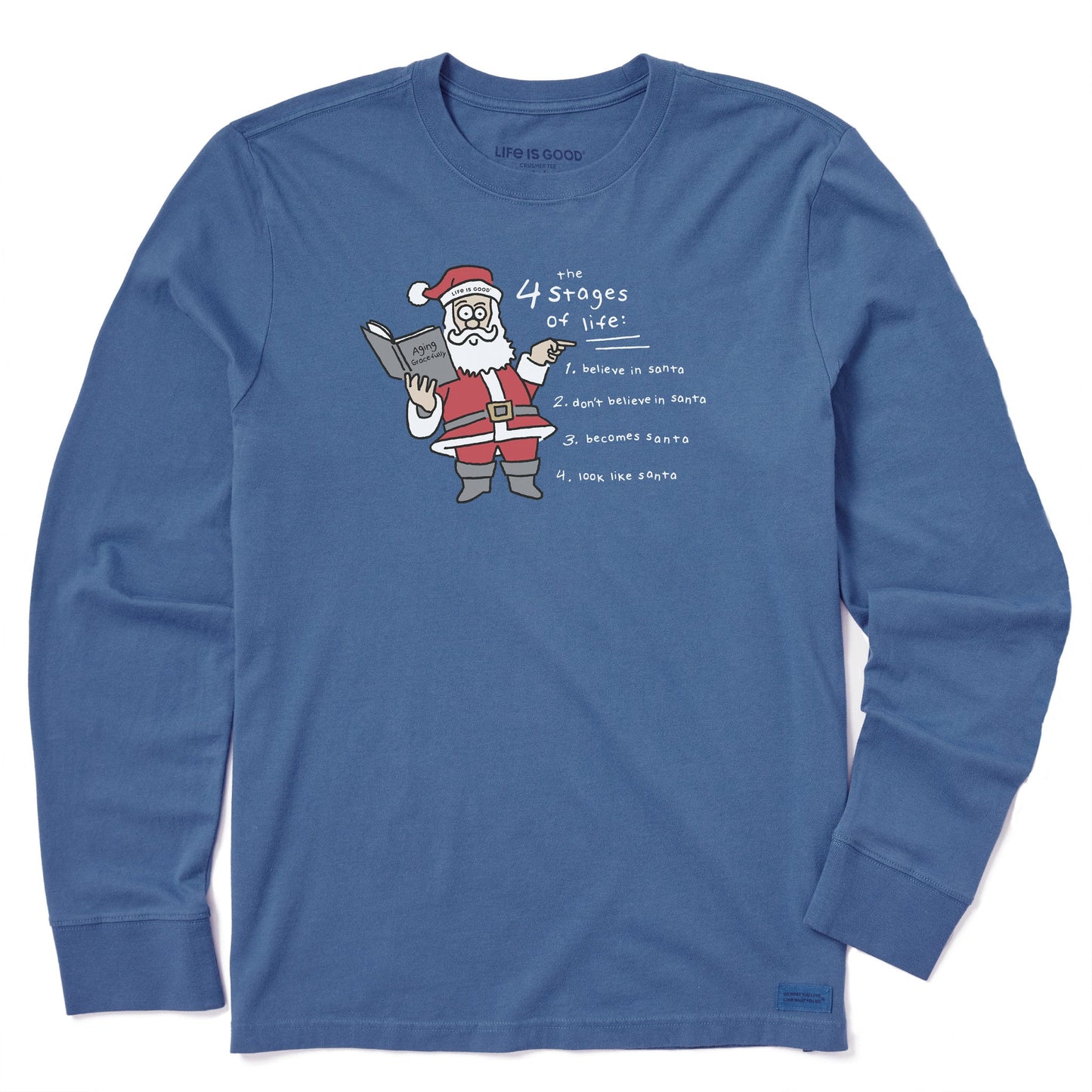 Men's Aging Gracefully Long Sleeve Crusher Tee