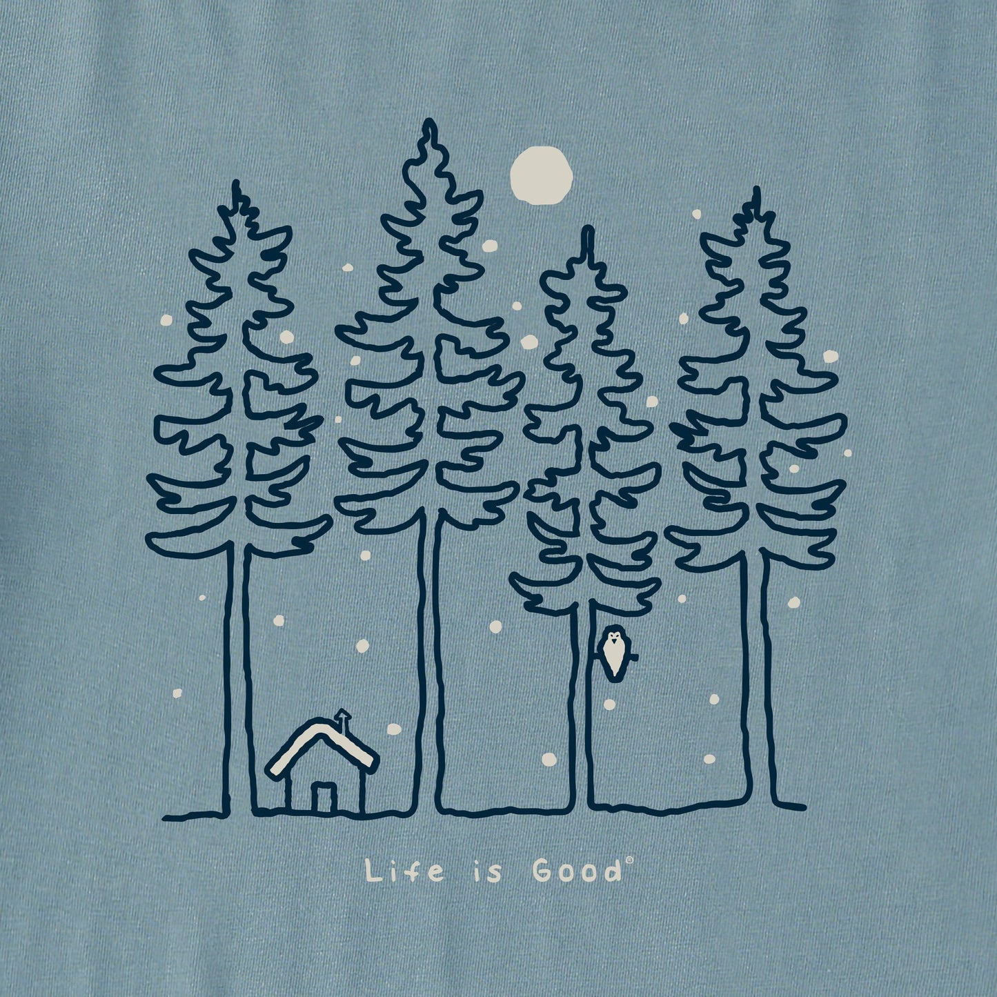 Men's Snowy Woods Simply True Fleece Crew