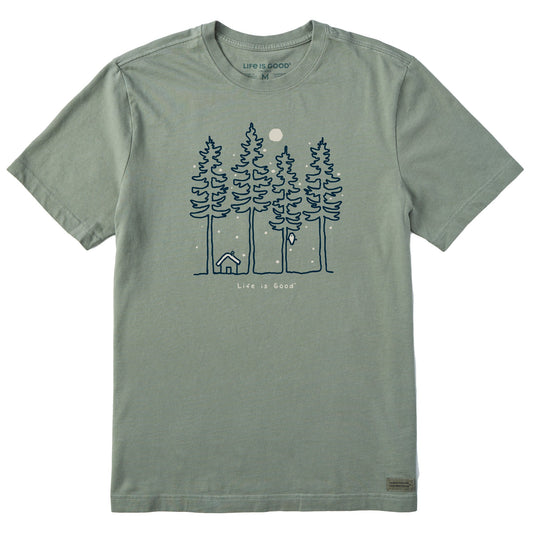 Men's Snowy Woods Short Sleeve Crusher Tee
