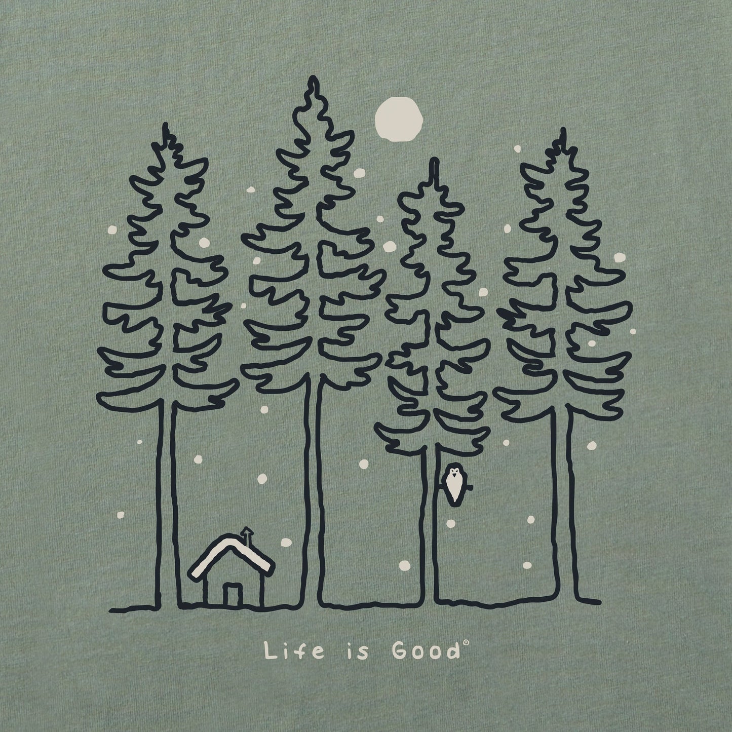 Men's Snowy Woods Short Sleeve Crusher Tee