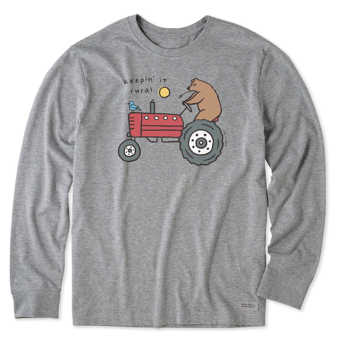 Men's Keepin' it Rural Tractor Long Sleeve Crusher Tee