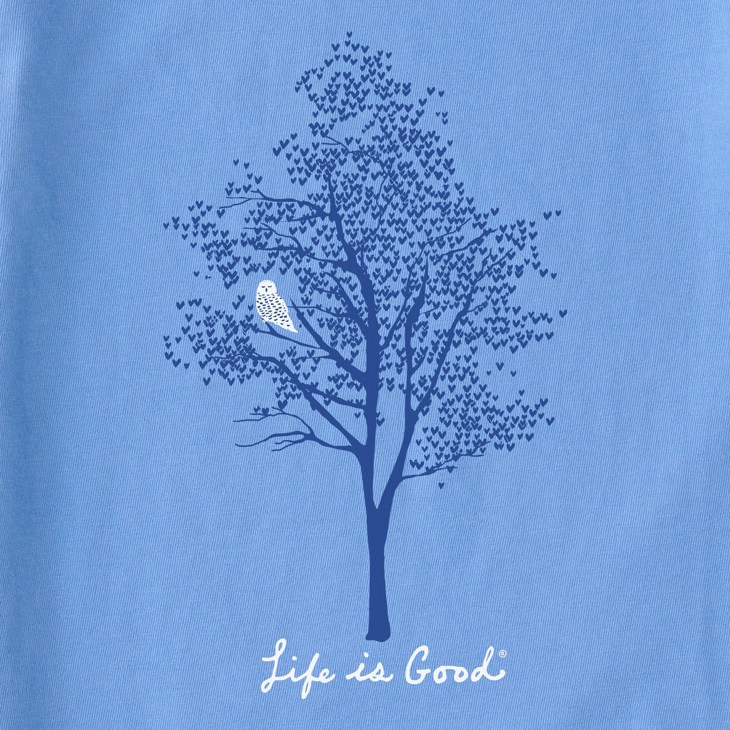 Women's Snowy Owl Long Sleeve Crusher Tee