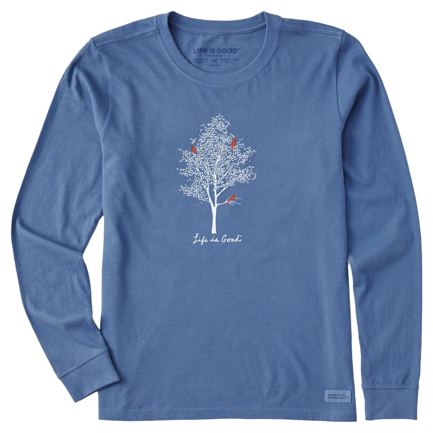 Women's Tree Cardinals Long Sleeve Crusher Tee