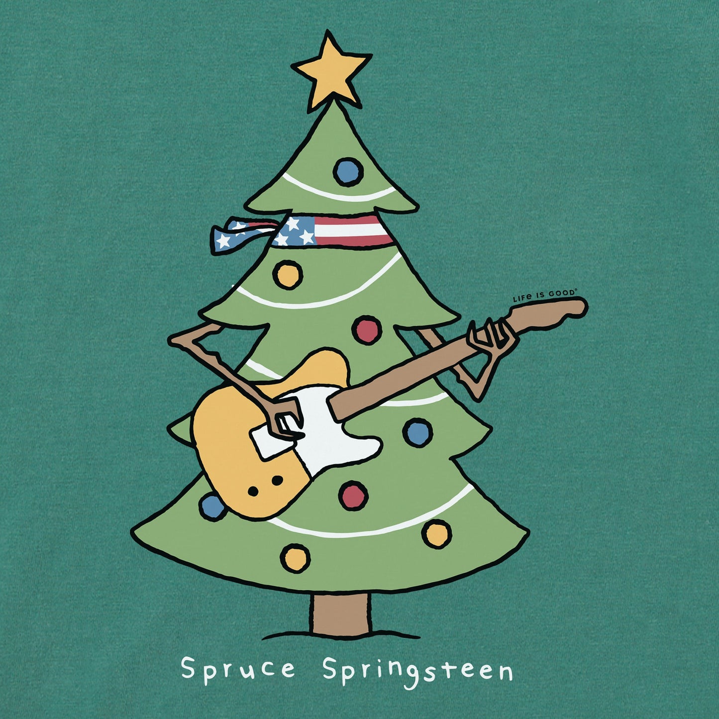 Women's Spruce Springsteen Short Sleeve Crusher Tee