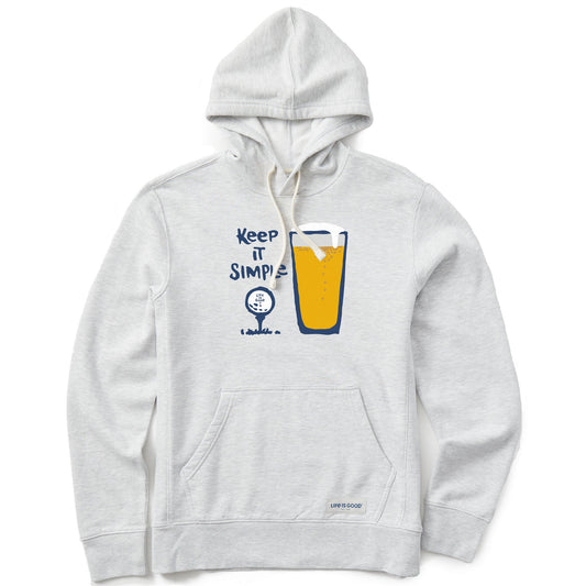 Men's Keep it Simple Golf & Beer Simply True Fleece Hoodie