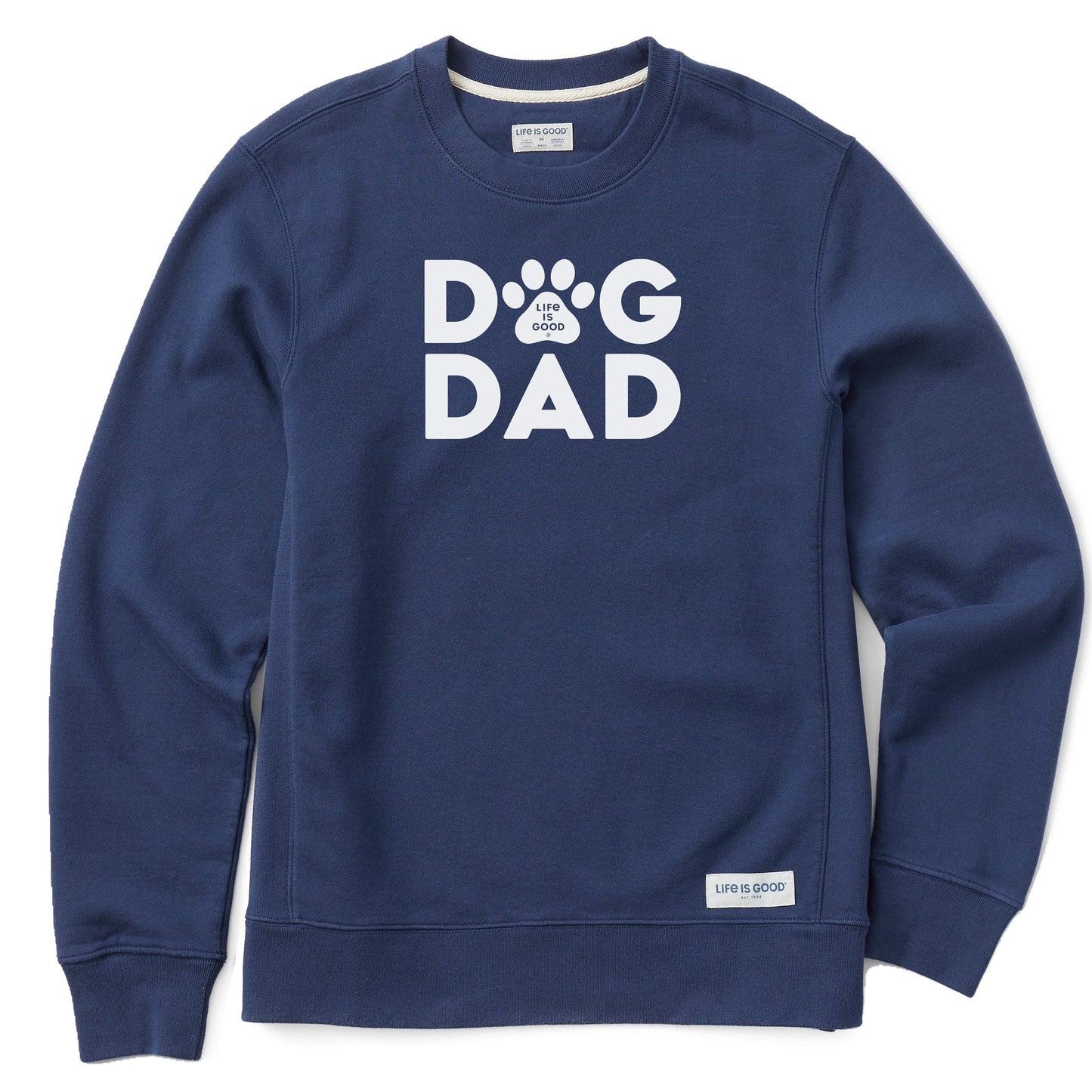 Men's Dog Dad Simply True Fleece Crew