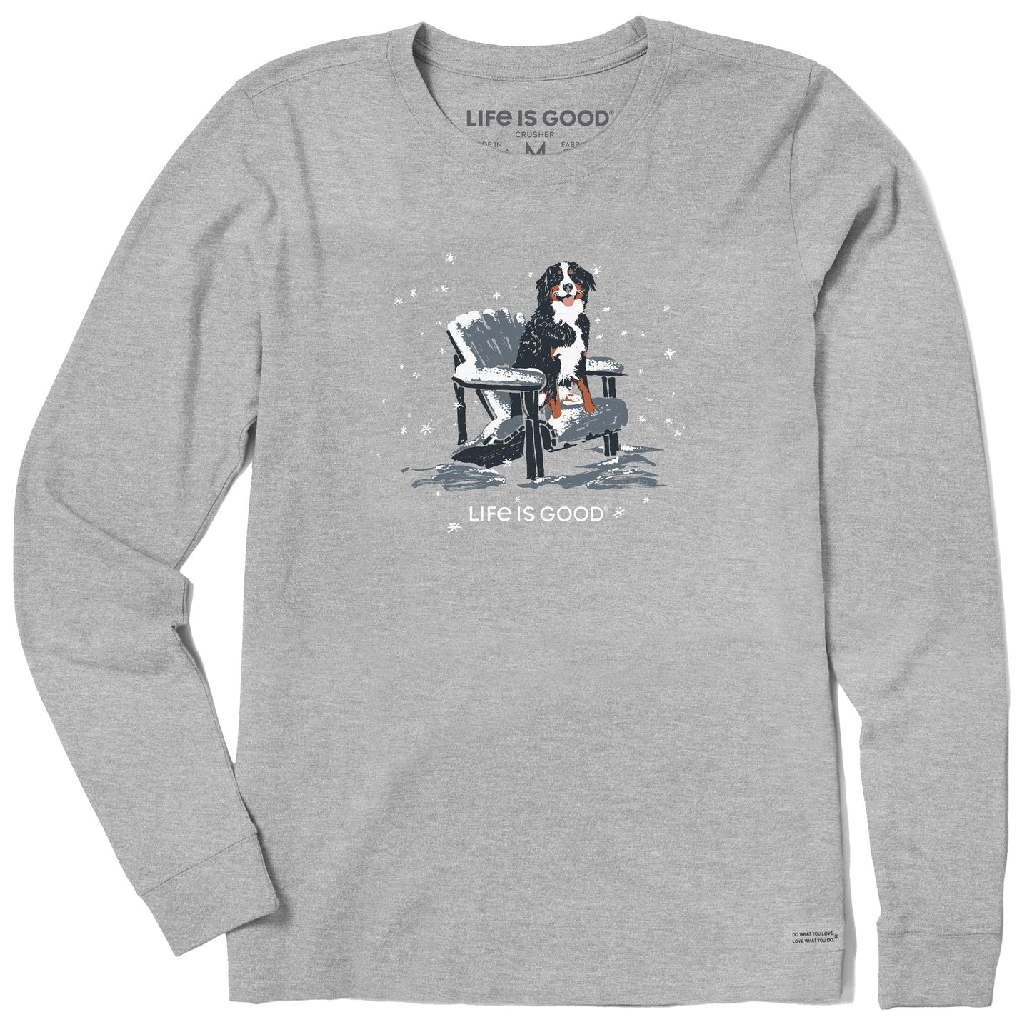 Women's Snowy Adirondack Bernese Long Sleeve Crusher Tee