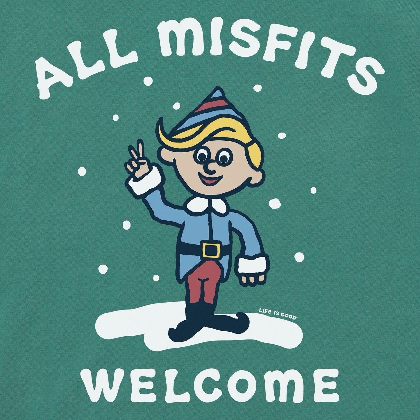 Women's All Misfits Welcome Long Sleeve Crusher Tee