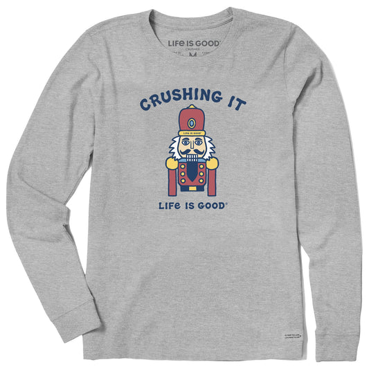 Women's Crushing It Nutcracker Long Sleeve Crusher Tee