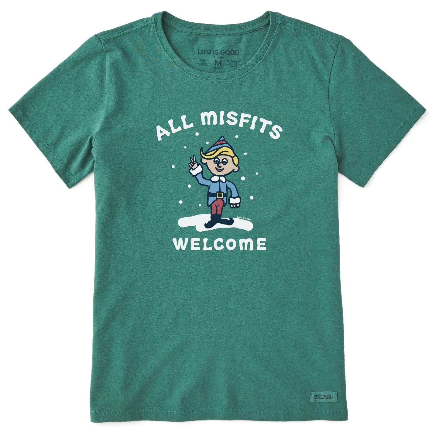 Women's All Misfits Welcome Short Sleeve Crusher Tee