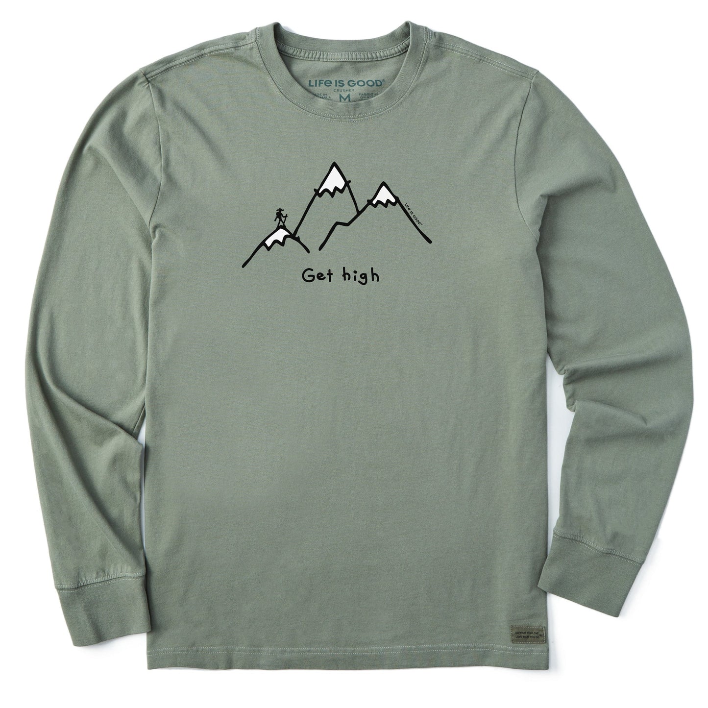 Men's Get High Hiker Long Sleeve Crusher Tee