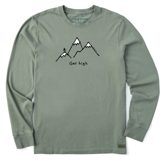 Men's Get High Hiker Long Sleeve Crusher Tee