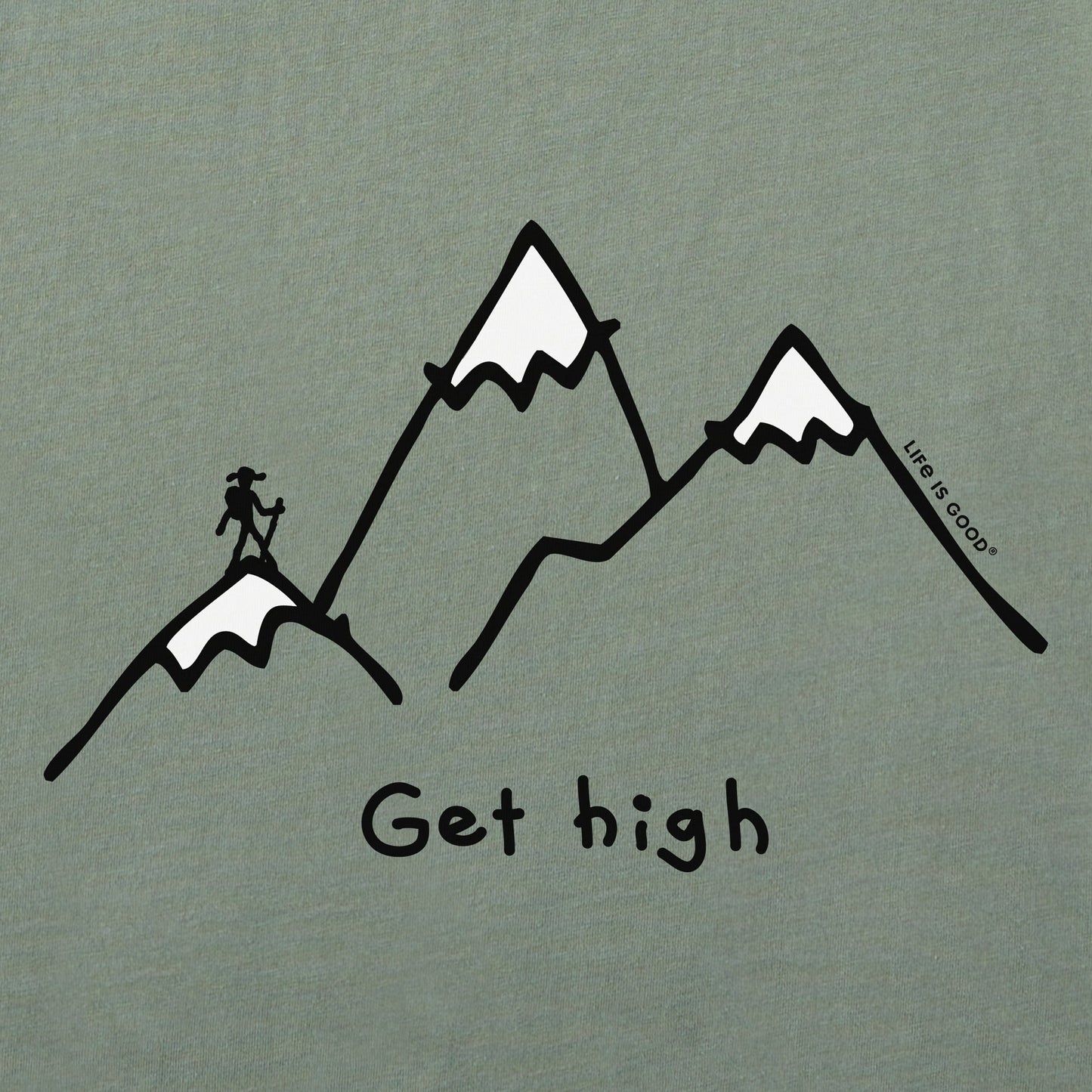 Men's Get High Hiker Long Sleeve Crusher Tee