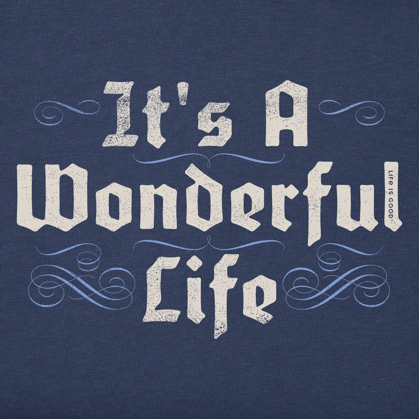 Men's Its A Wonderful Life Long Sleeve Crusher Tee