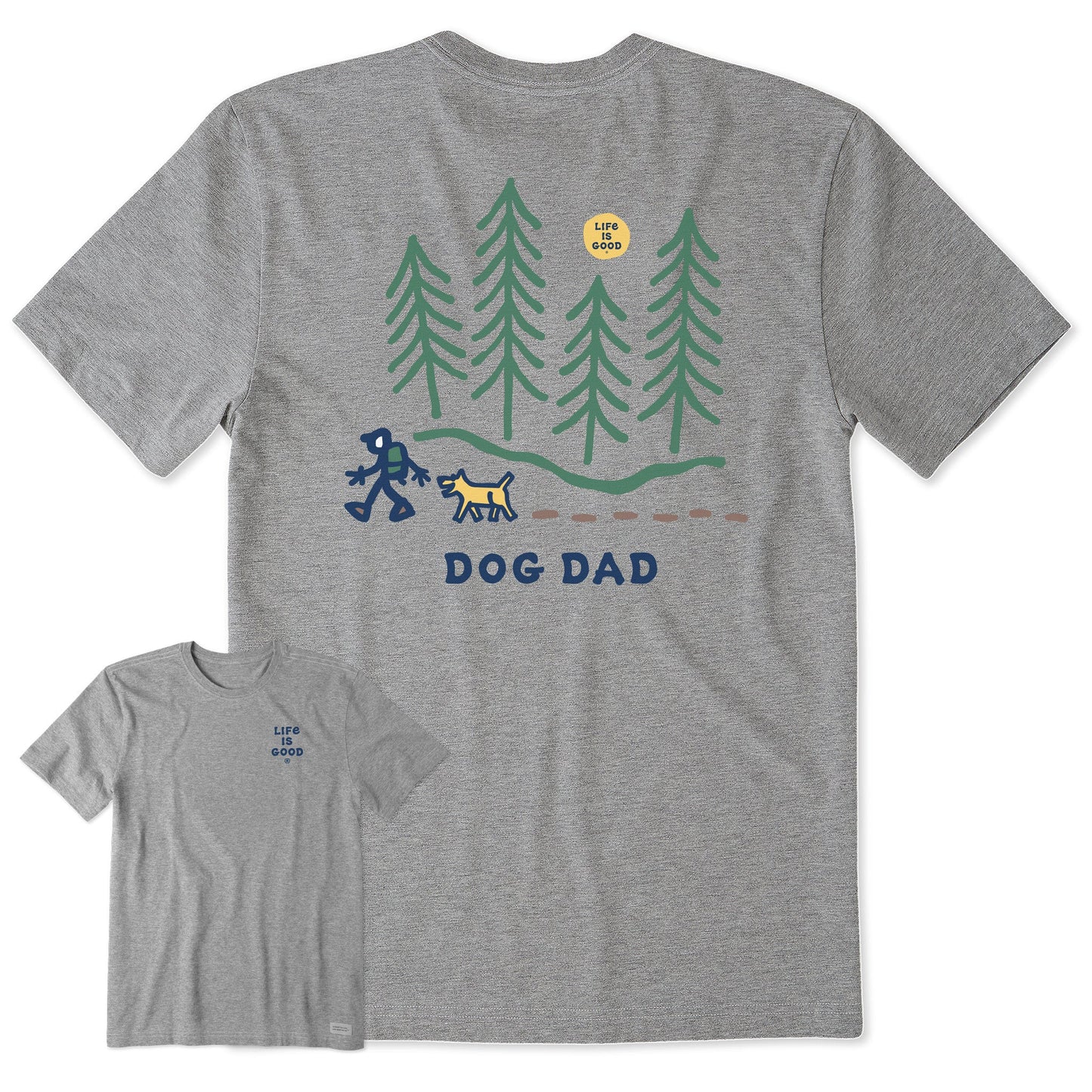 Men's Jake Hike Dog Dad Short Sleeve Tee