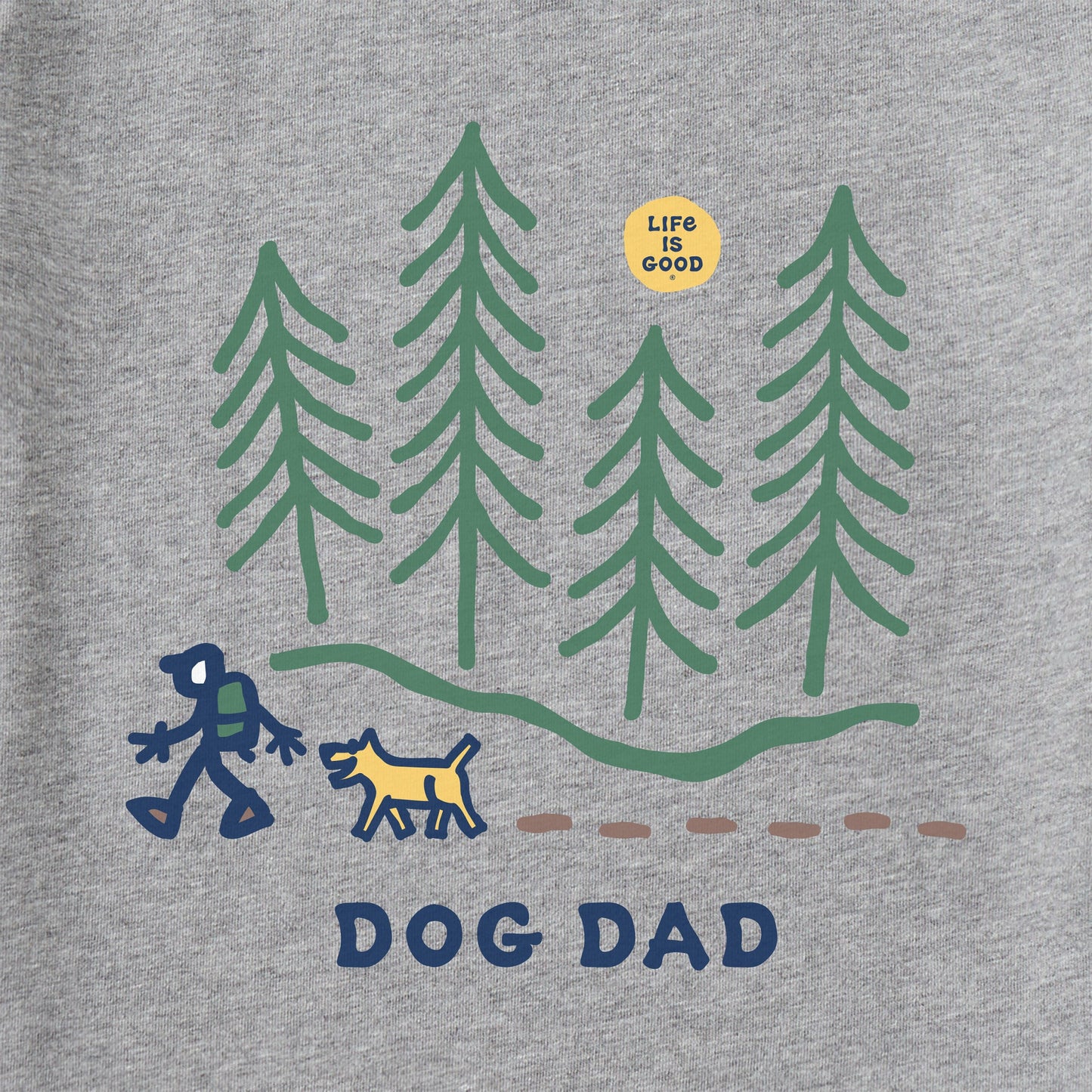 Men's Jake Hike Dog Dad Short Sleeve Tee