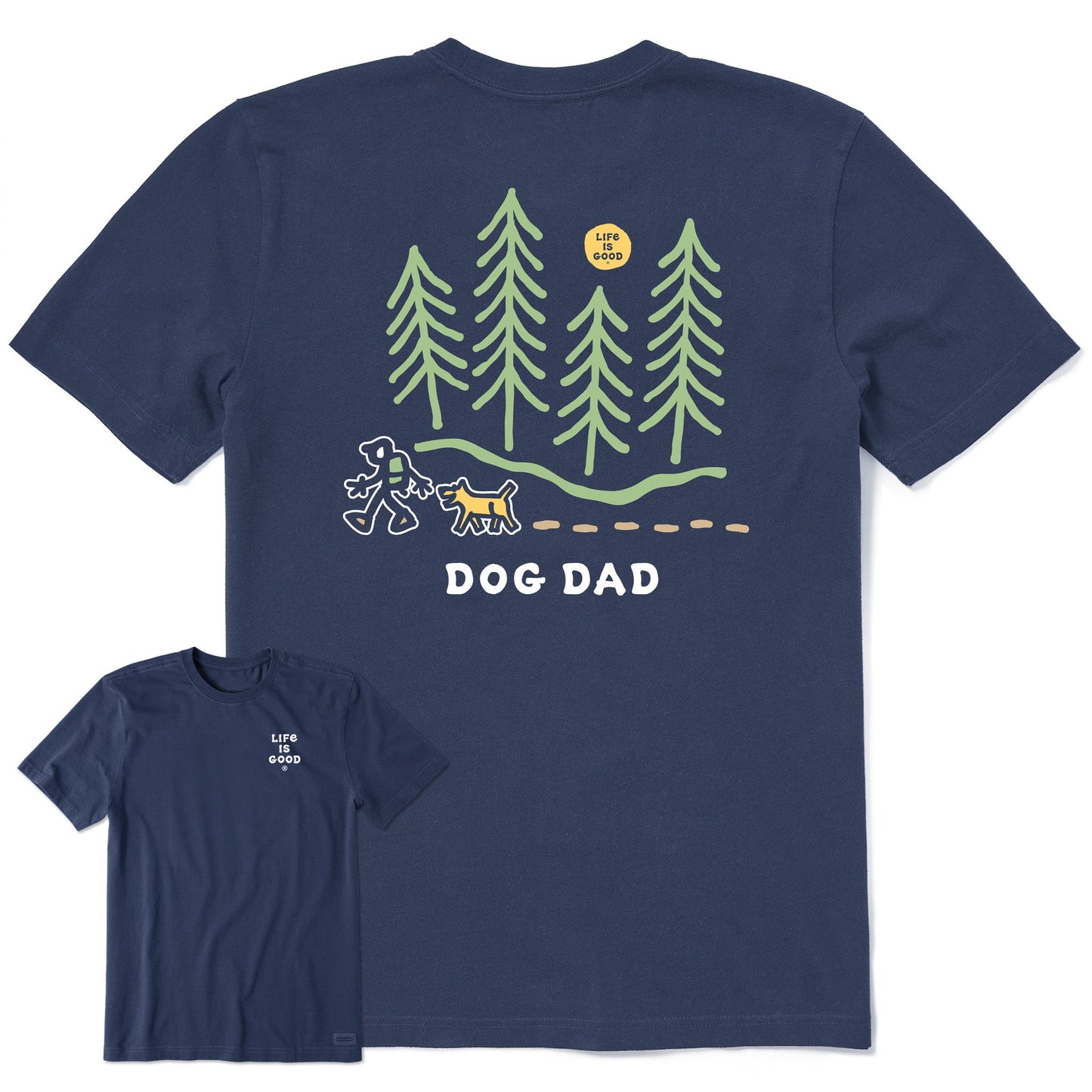 Men's Jake Hike Dog Dad Short Sleeve Tee