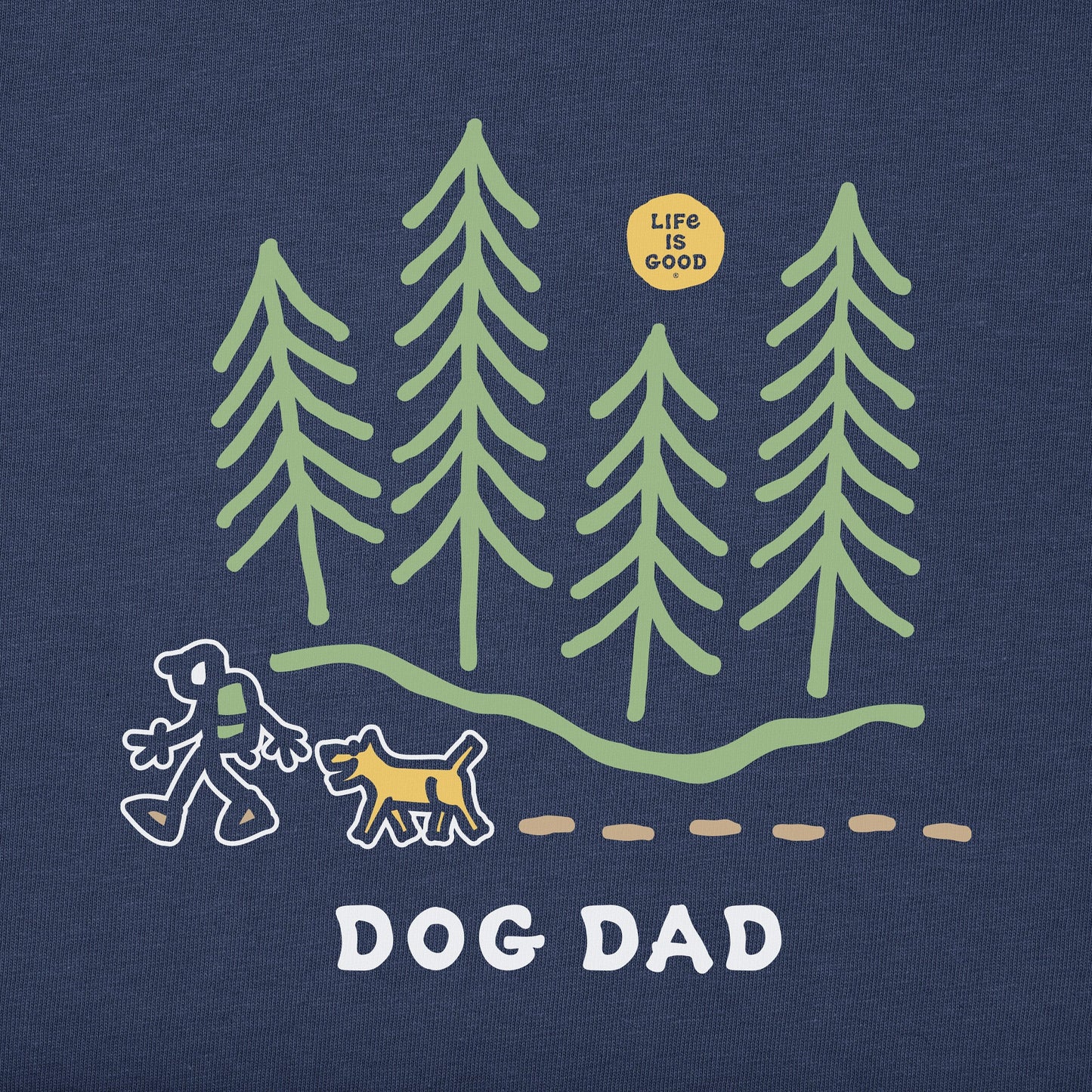 Men's Jake Hike Dog Dad Short Sleeve Tee
