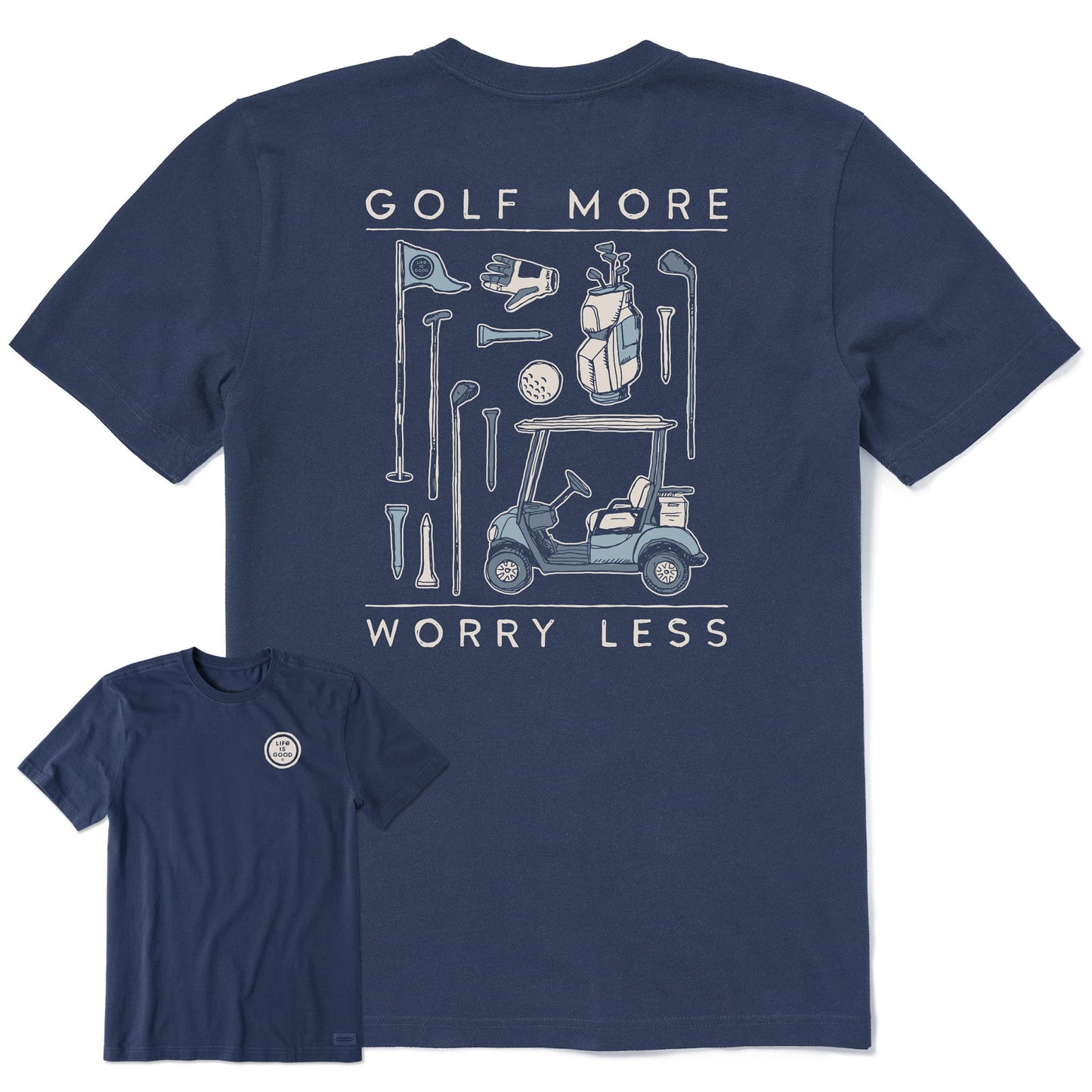 Men's Golf More Worry Less Short Sleeve Tee