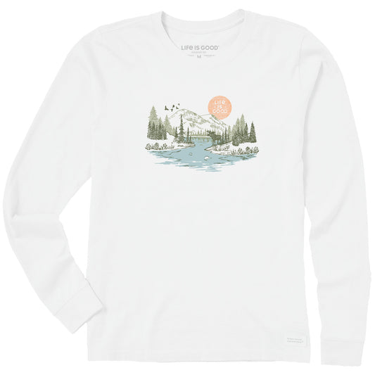 Women's Rural Linework Long Sleeve Crusher Tee