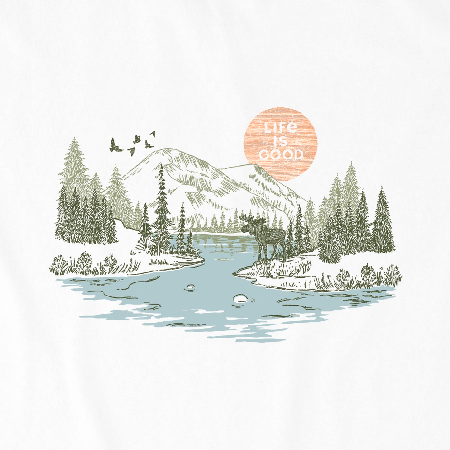 Women's Rural Linework Long Sleeve Crusher Tee