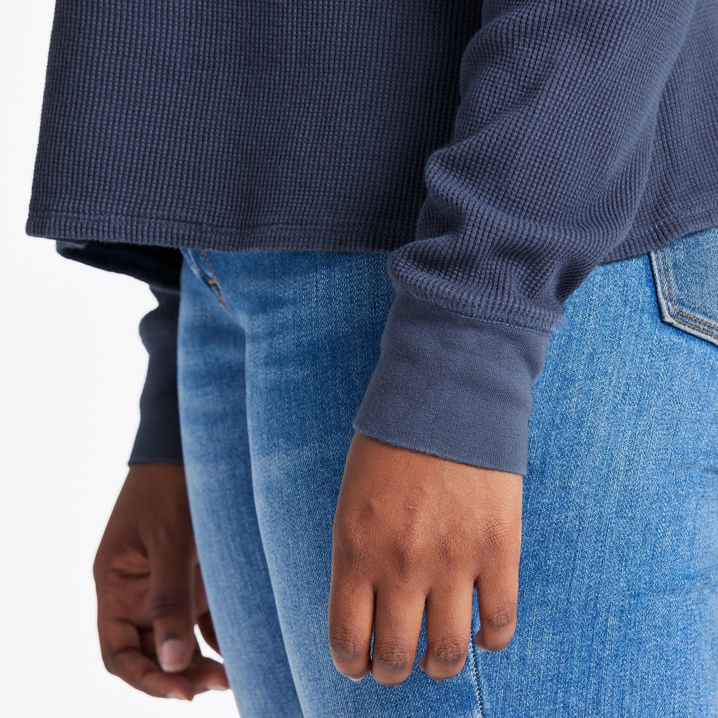 Women's Solid Long Sleeve Thermal Tee