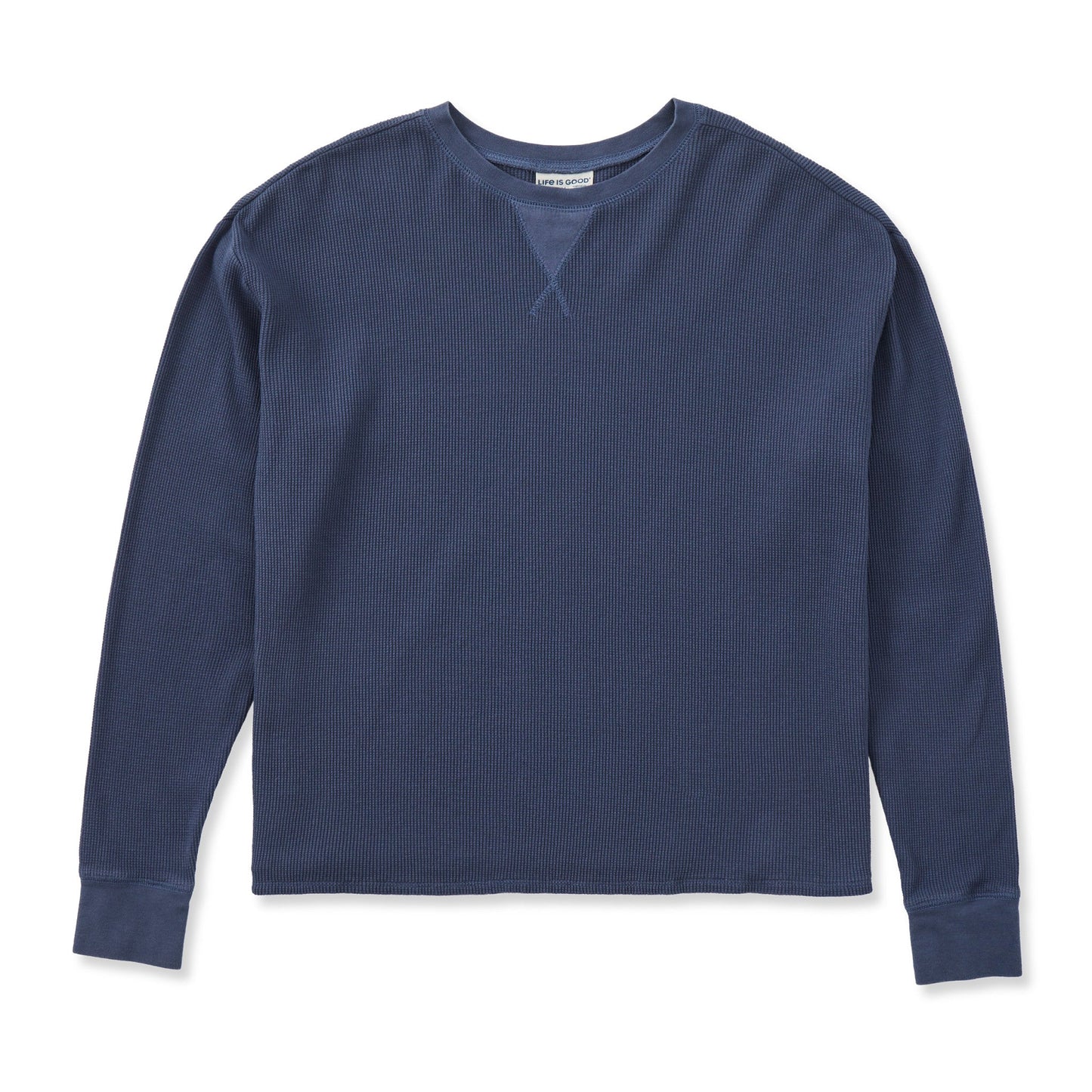 Women's Solid Long Sleeve Thermal Tee