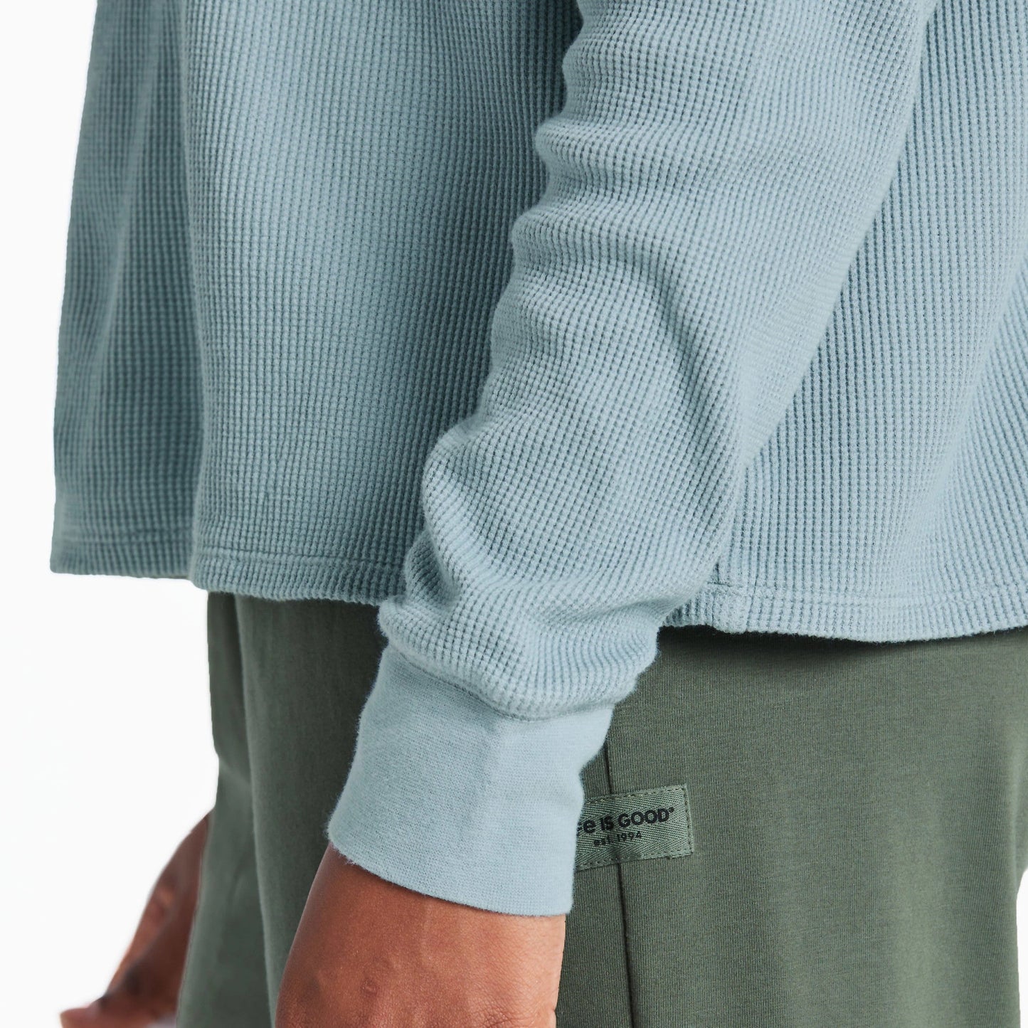 Women's Solid Long Sleeve Thermal Tee