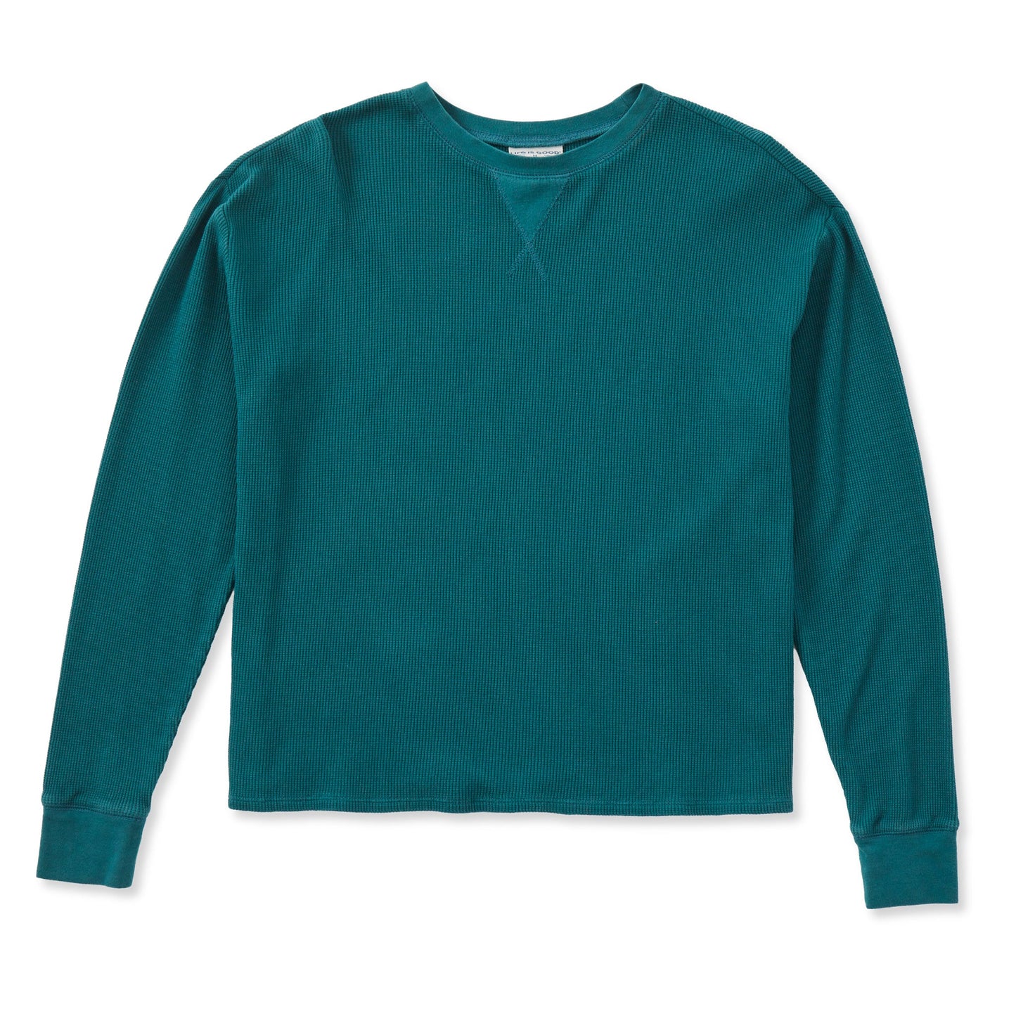 Women's Solid Long Sleeve Thermal Tee