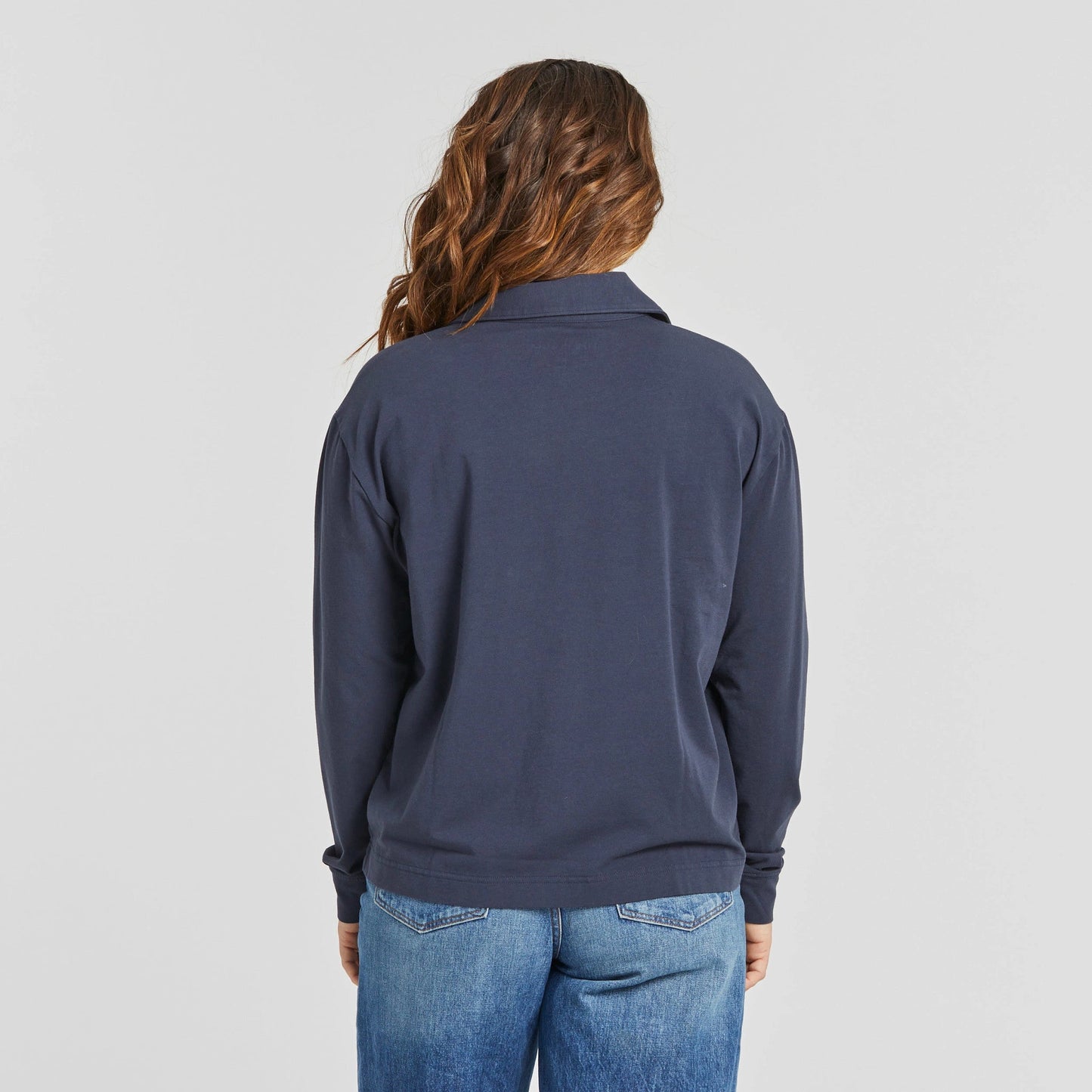 Women's Solid Crusher-FLEX Collared Pullover