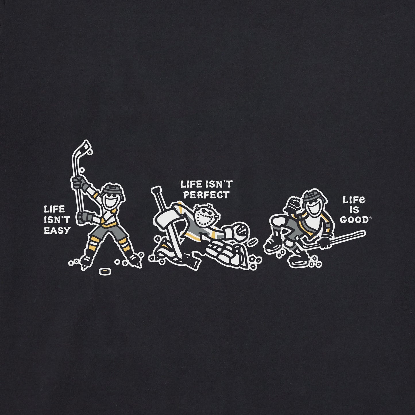 Men's Life Isn't Easy Hockey Simply True Fleece Crew