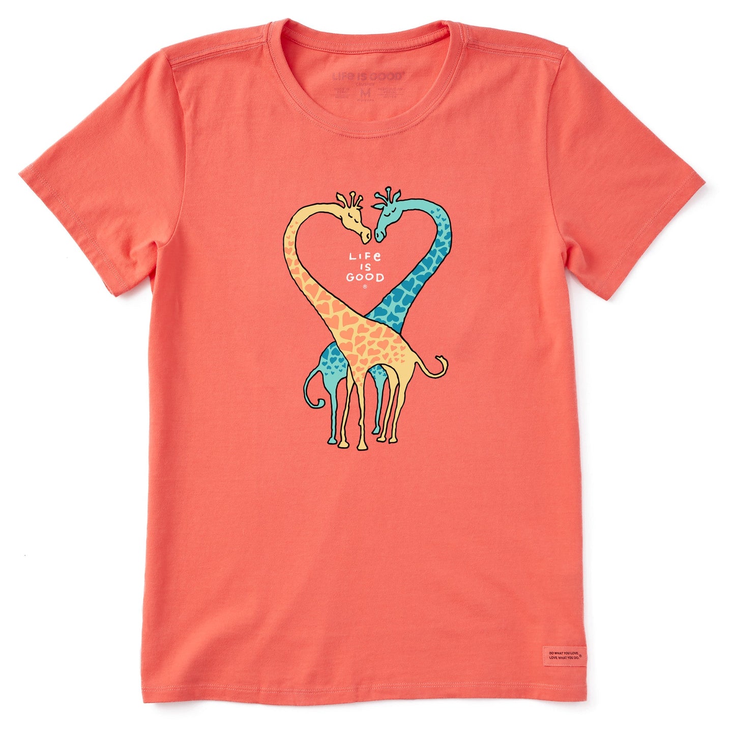 Women's Giraffe Heart Short Sleeve Tee