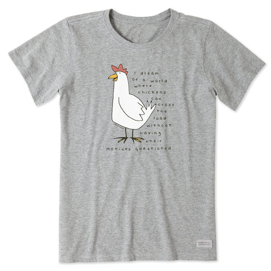Women's Chicken Motives Short Sleeve Tee