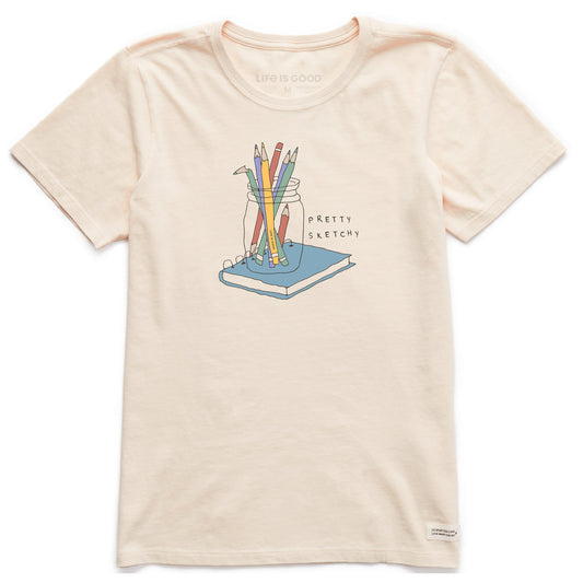 Women's Pretty Sketchy Short Sleeve Crusher Tee