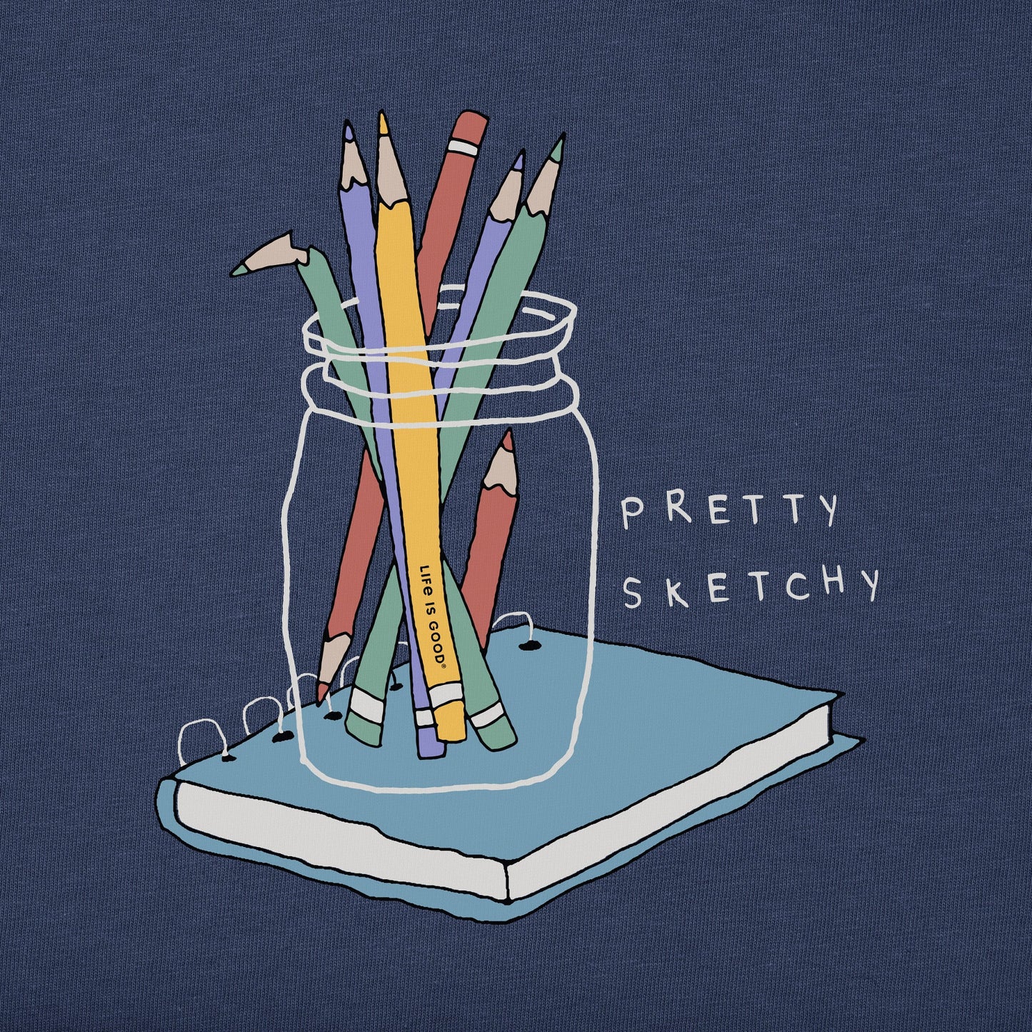 Women's Pretty Sketchy Short Sleeve Crusher Boxy Tee