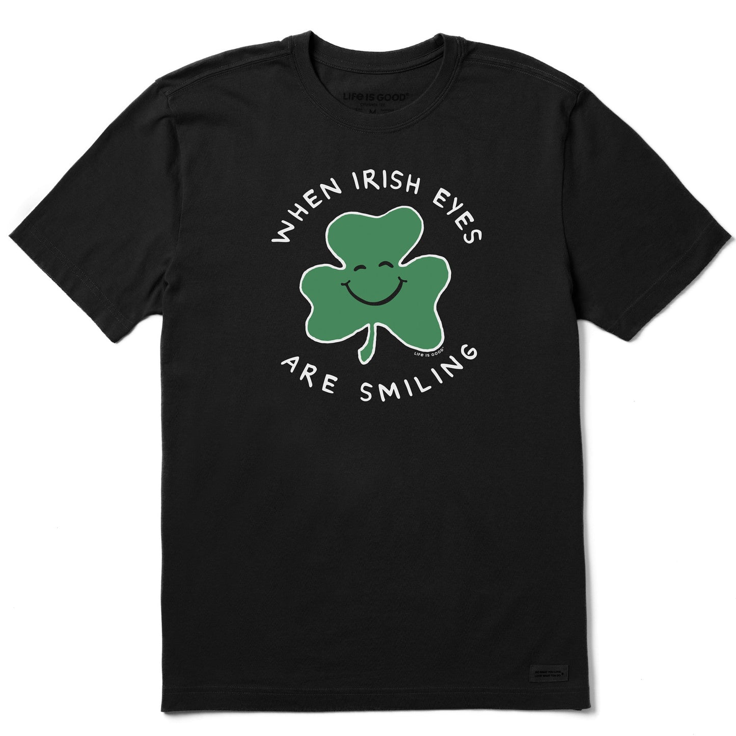 Men's When Irish Eyes Are Smiling Clover Short Sleeve Tee
