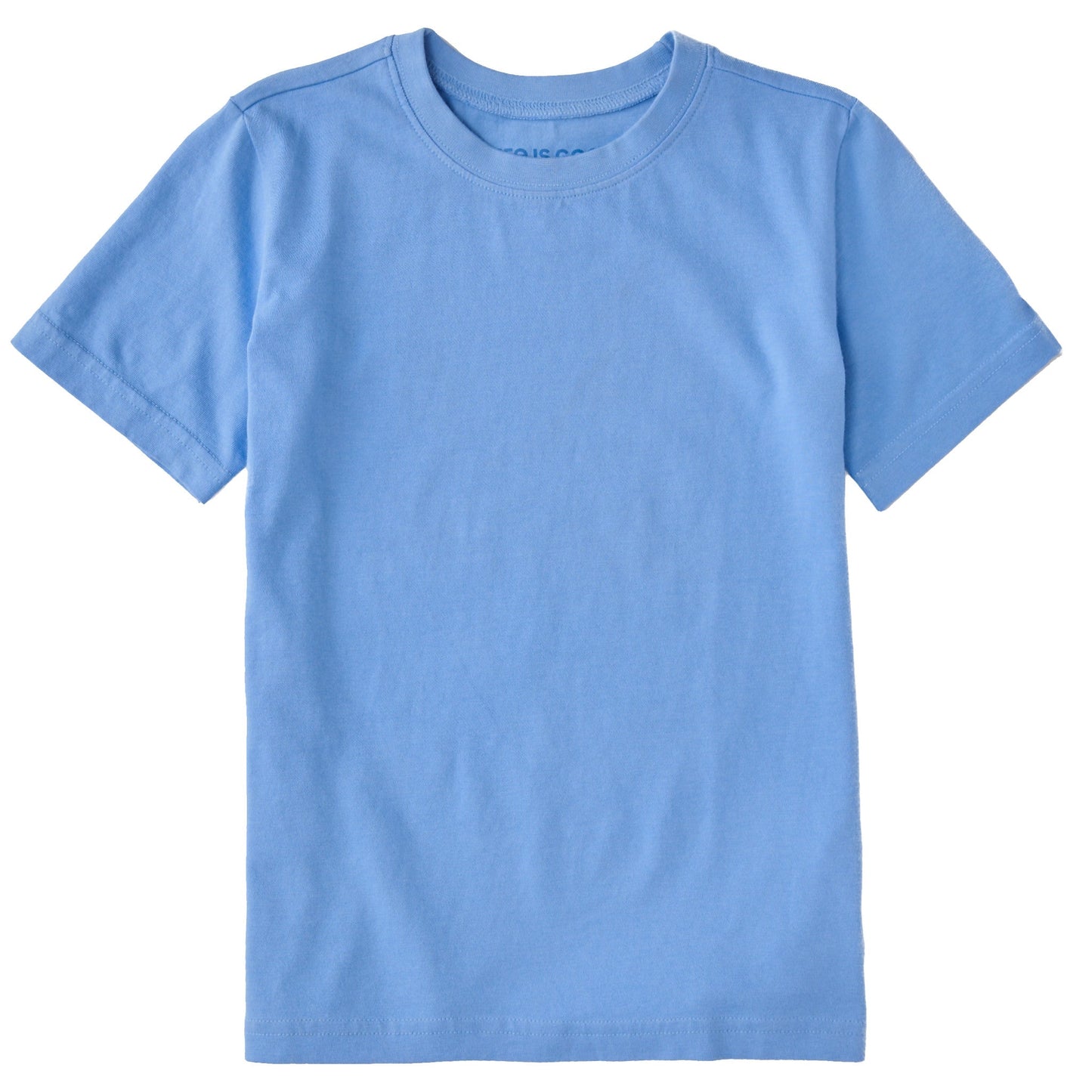 Kids Solid Short Sleeve Crusher Tee