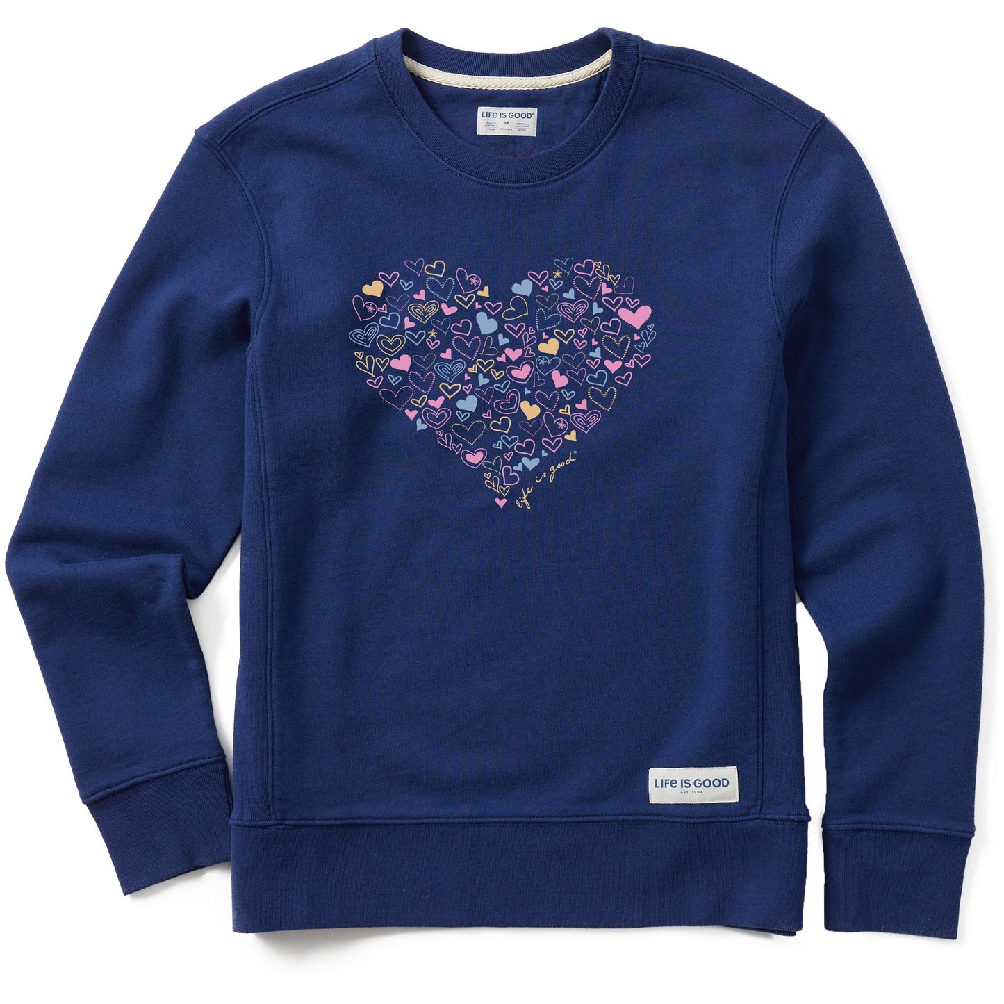 Women's Hearty Heart Simply True Crew