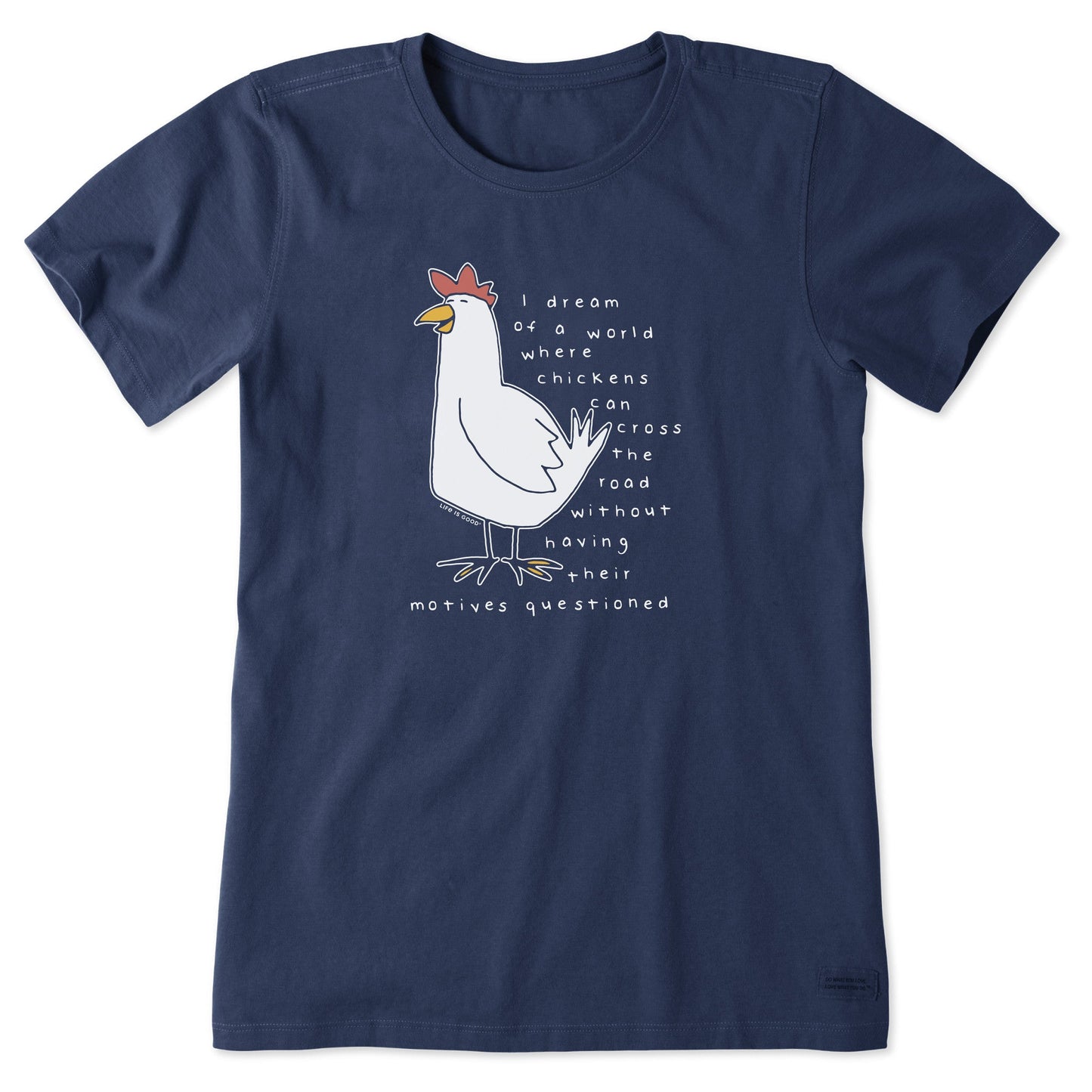Women's Chicken Motives Short Sleeve Tee