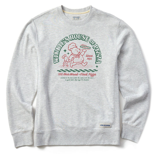 Men's Winnie's House of Pizza Simply True Fleece Crew